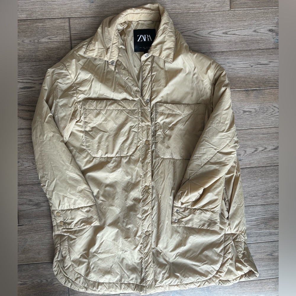 Zara water repellent over shirt size S - Picture 4 of 16